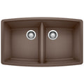 BLANCO 440068 Performa Performa SILGRANIT 33" 50/50 Double Bowl Undermount Kitchen Sink - Cafe in Cafe