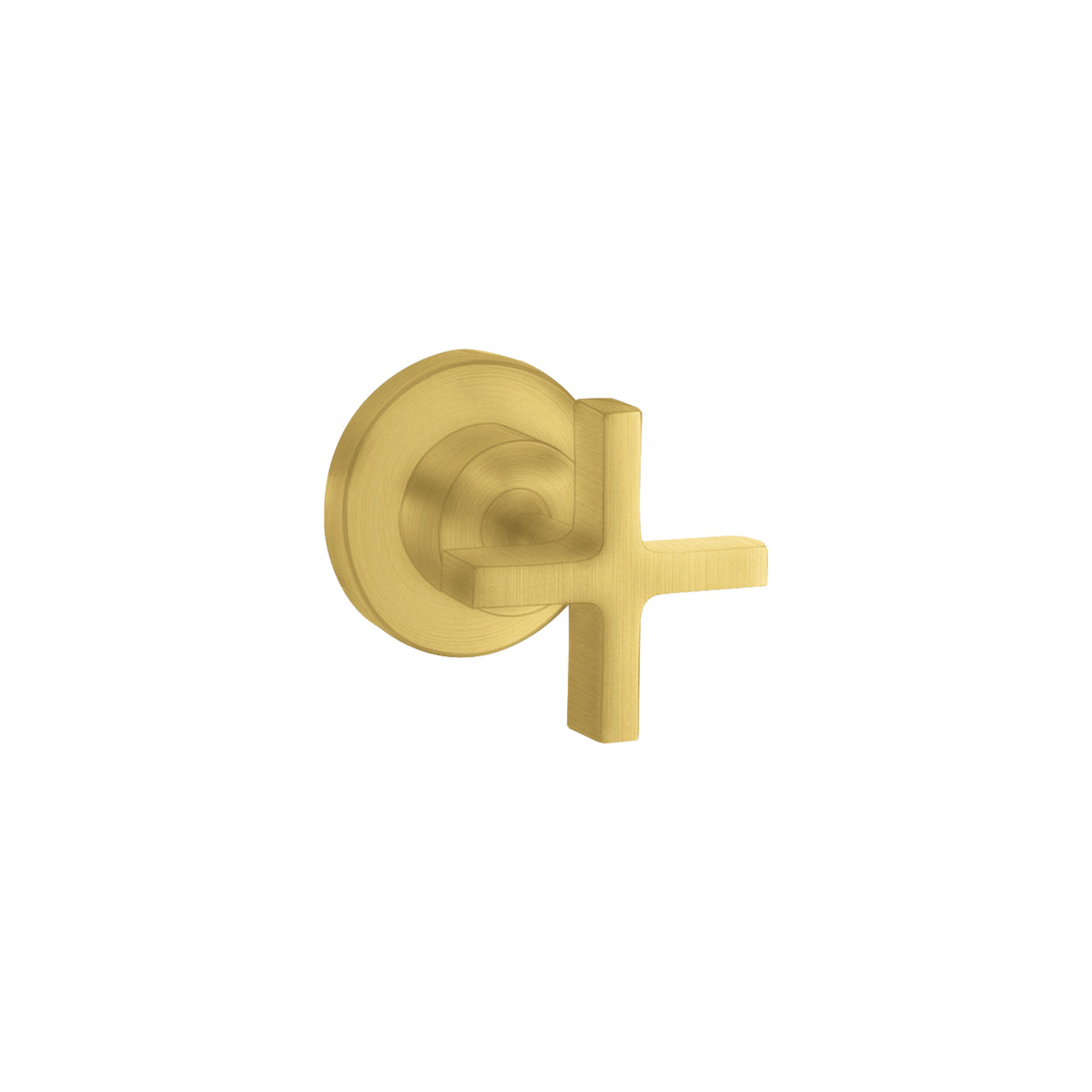 AXOR 39967251 Citterio Volume Control Trim with Cross Handle - Brushed Gold Optic