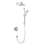 HANSGROHE 04915000 Raindance S Thermostatic Showerhead/Wallbar Set with Rough, 2.5 GPM - Chrome
