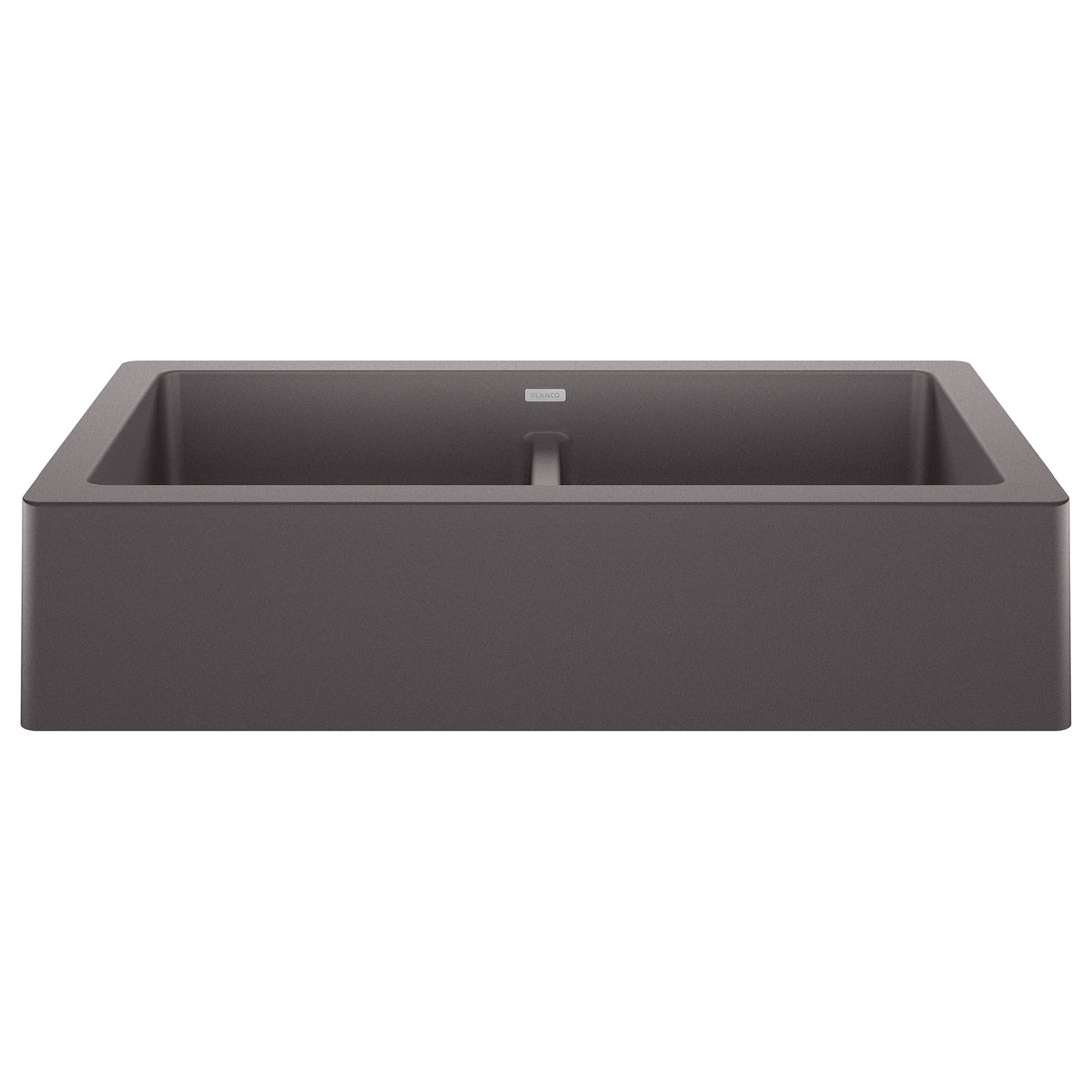 BLANCO 526548 Vintera Vintera SILGRANIT 33" Double Bowl Apron-Front Farmhouse Sink - Cinder in Cinder