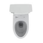 TOTO CST964CEFGAT40#01 Soiree One Piece Elongated 1.28 Gpf Universal Height Skirted Toilet With Cefiontect - Cotton White