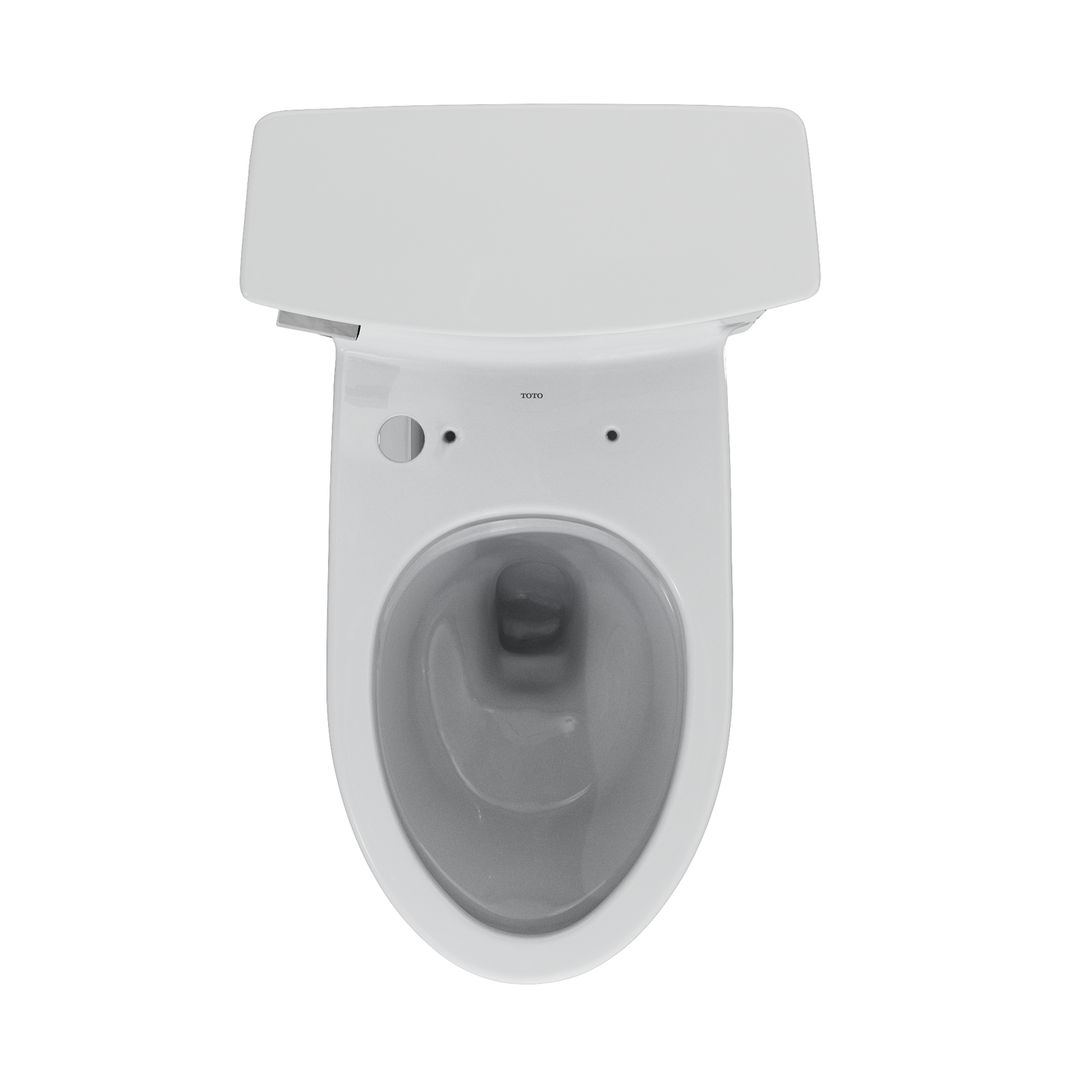 TOTO CST964CEFGAT40#01 Soiree One Piece Elongated 1.28 Gpf Universal Height Skirted Toilet With Cefiontect - Cotton White