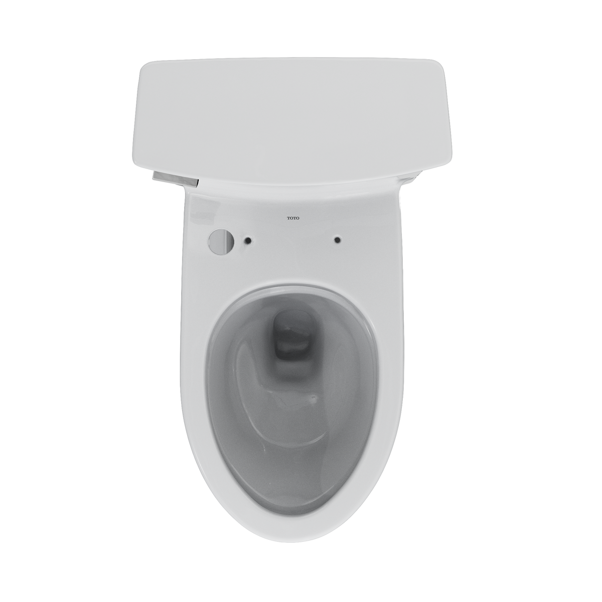 TOTO CST964CEFGAT40#01 Soiree One Piece Elongated 1.28 Gpf Universal Height Skirted Toilet With Cefiontect - Cotton White