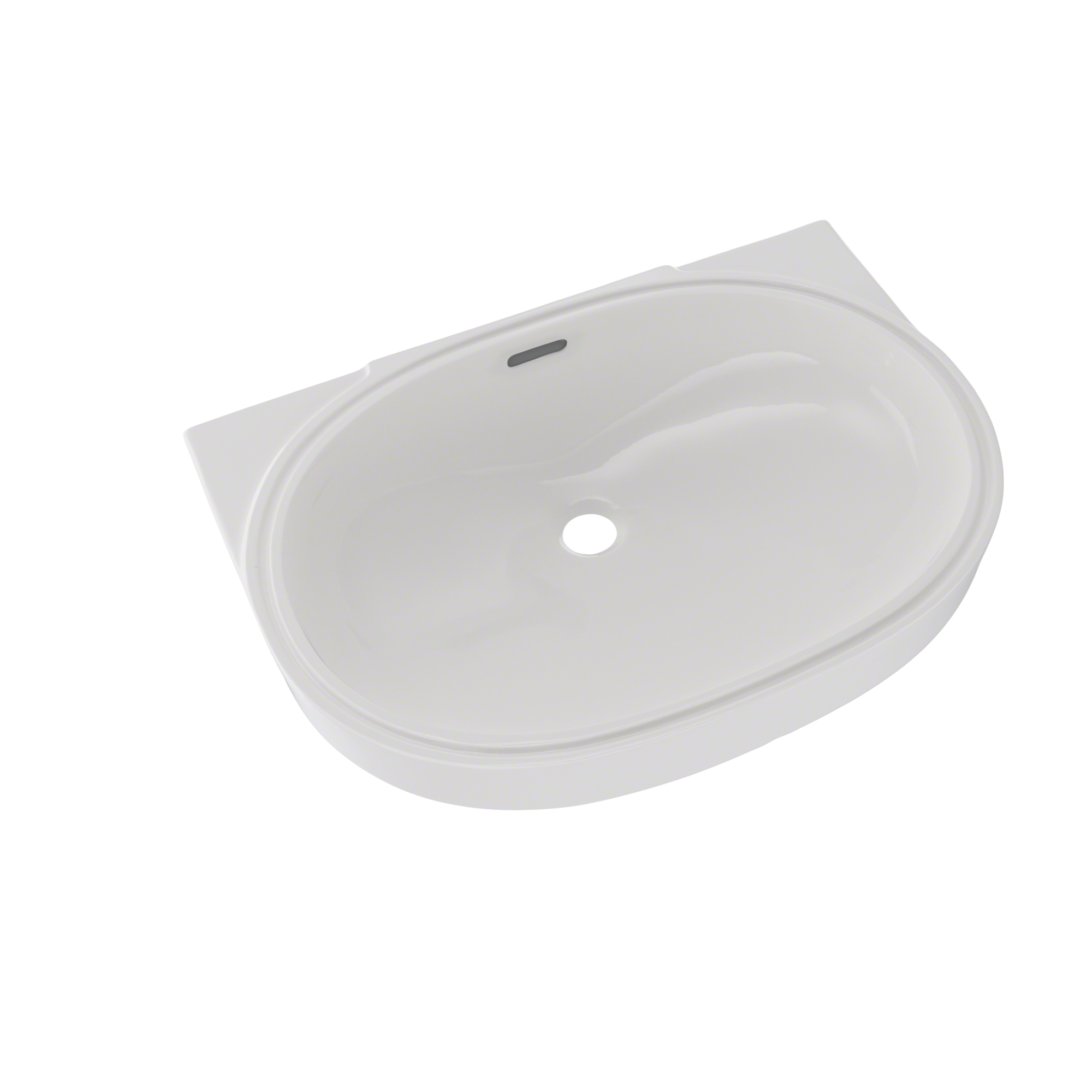 TOTO LT546G#11 Oval 19-11/16" X 13-3/4" Undermount Bathroom Sink With Cefiontect - Colonial White