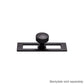 TOP KNOBS TK900BLK Kinney 1 1/8" Diameter Round Knob - Flat Black