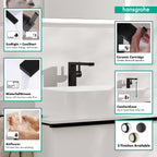HANSGROHE 73072671 Tecturis E Single-Hole Fine 240, 1.2 GPM - Matte Black