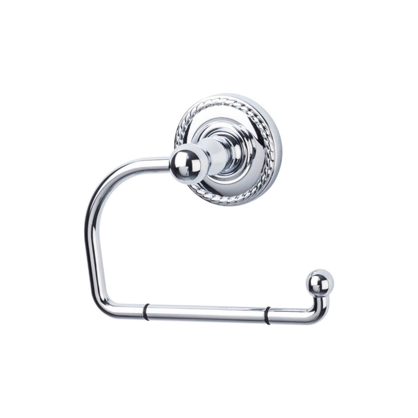 TOP KNOBS ED4PCF TOP BATH (R) Edwardian Bath Wall Mounted Toilet Paper Holder - Polished Chrome