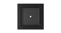 INFINITY DRAIN TF 5 BK TDF 5 5” x 5” Flanged Tile Drain Strainer for 3/4" tile with 2” Throat in Matte Black