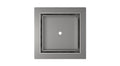 INFINITY DRAIN TF 5 PS TDF 5 5” x 5” Flanged Tile Drain Strainer for 3/4" tile with 2” Throat in Polished Stainless