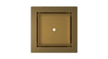 INFINITY DRAIN TF 5 SB TDF 5 5” x 5” Flanged Tile Drain Strainer for 3/4" tile with 2” Throat in Satin Bronze