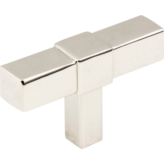 JEFFREY ALEXANDER 293T-NI Zane 2" Length Bar Knob - Polished Nickel