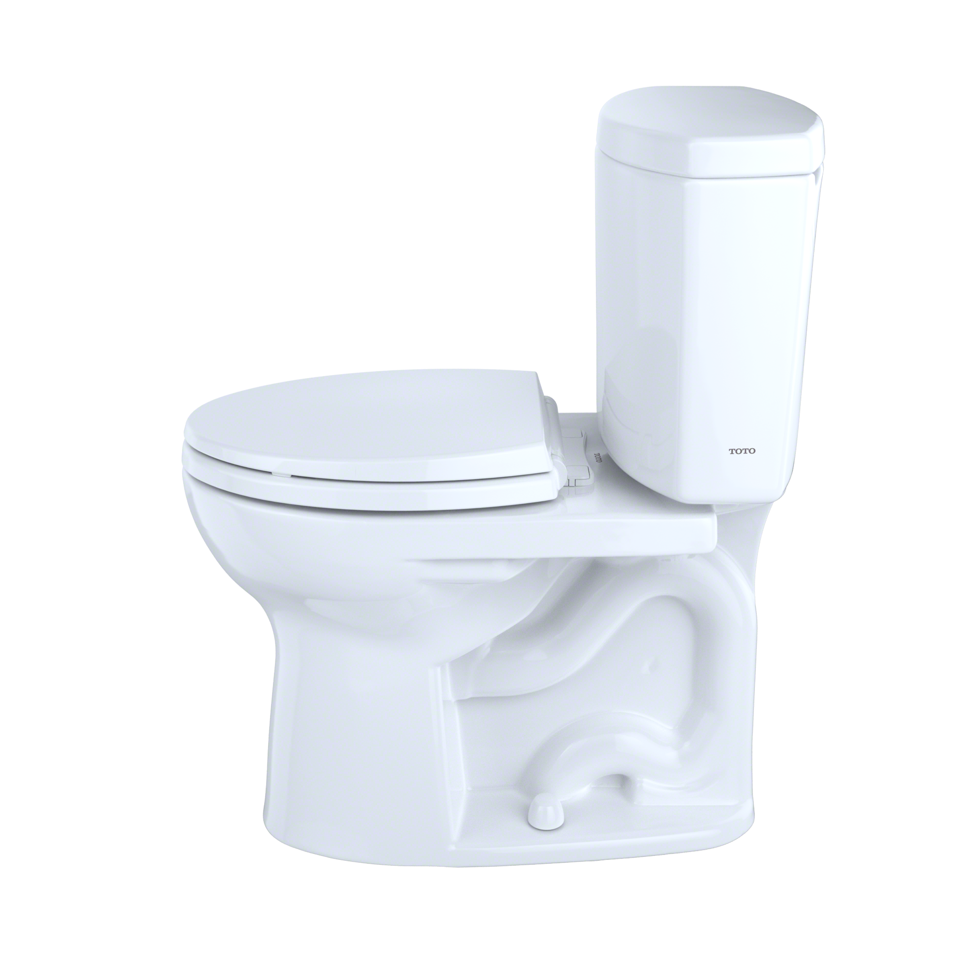 TOTO CST453CEFG#12 Drake Ii Two-Piece Round 1.28 Gpf Universal Height Toilet With Cefiontect - Sedona Beige