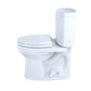 TOTO CST453CEFG#03 Drake II Two-Piece Round 1.28 GPF Universal Height Toilet with CEFIONTECT , Bone