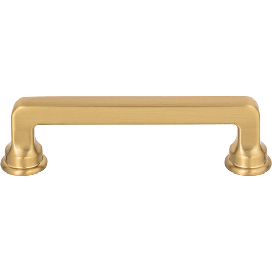 ATLAS A102-WB Oskar 3 3/4" Center to Center Bar Pull - Warm Brass