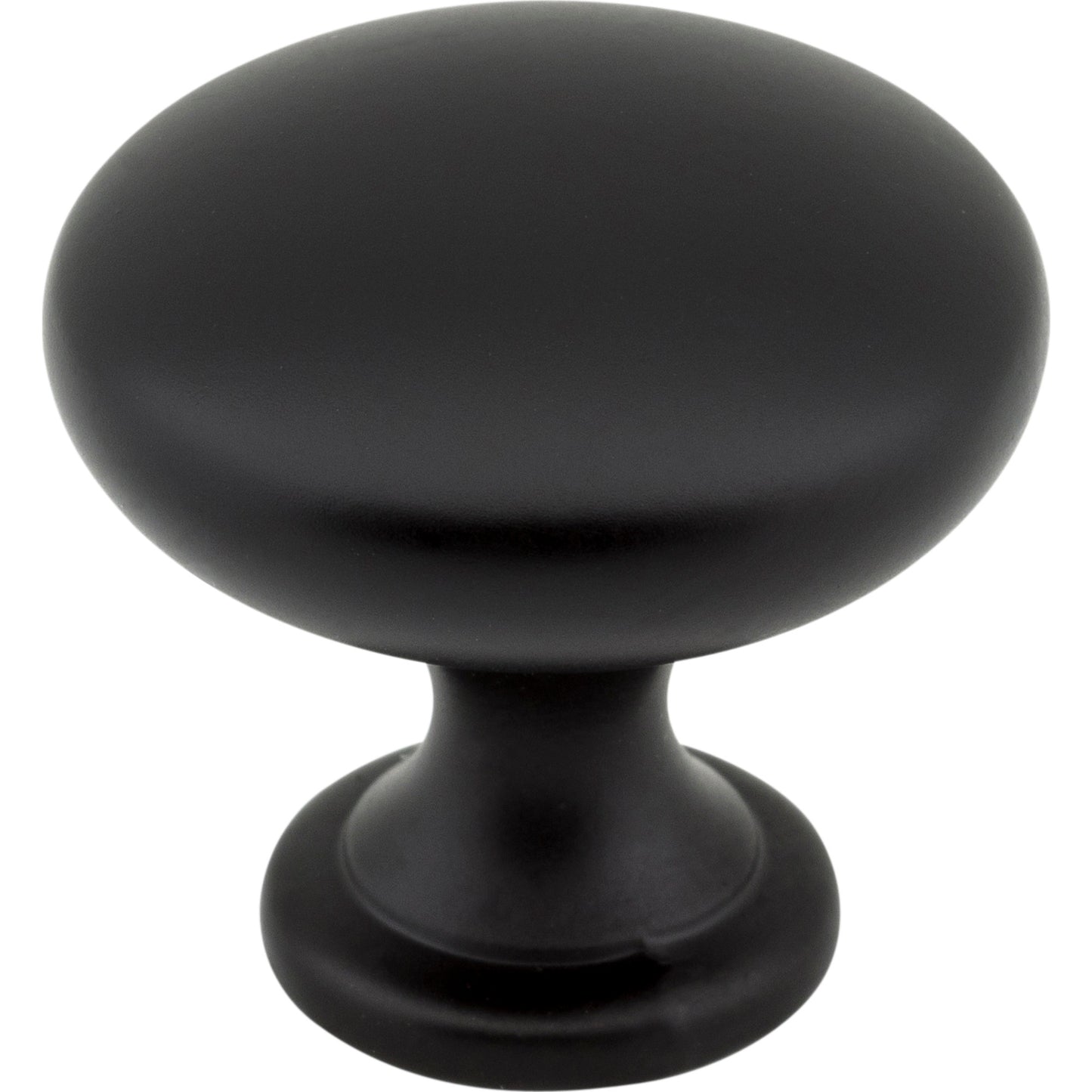 KASAWARE K778MB-10 1-3/16" Diameter Mushroom Knob - Matte Black