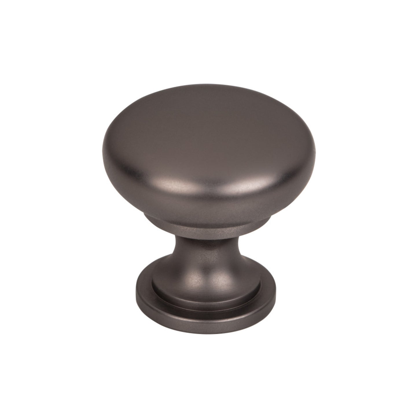 TOP KNOBS M2203 Hollow Round 1 3/16" Diameter Mushroom Knob - Ash Gray