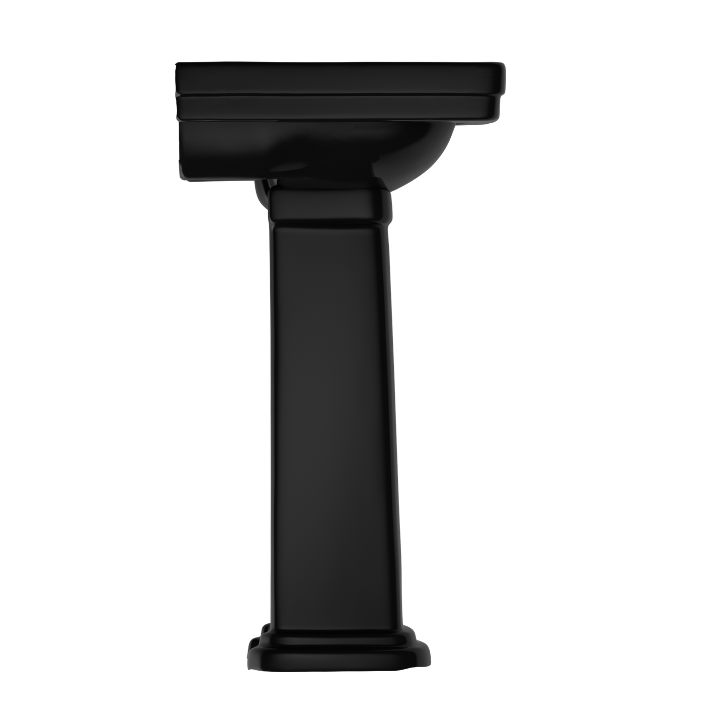 TOTO LPT532.4N#51 Promenade 24" X 19-1/4" Rectangular Pedestal Bathroom Sink For 4 Inch Center Faucets - Ebony