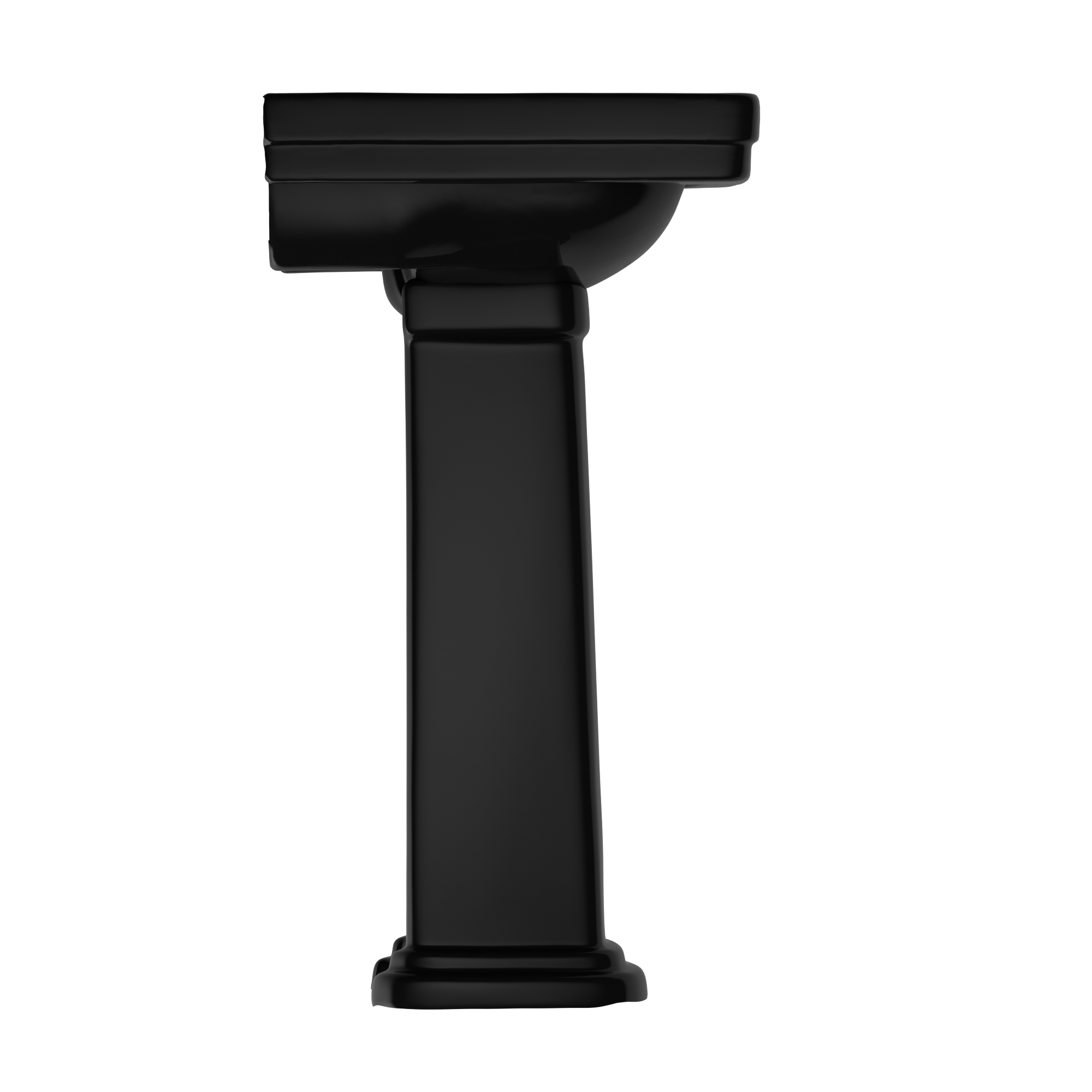 TOTO LPT532.8N#51 Promenade 24" X 19-1/4" Rectangular Pedestal Bathroom Sink For 8 Inch Center Faucets - Ebony