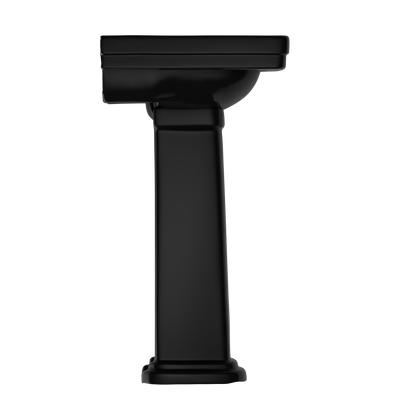 TOTO LPT532.8N#51 Promenade 24" X 19-1/4" Rectangular Pedestal Bathroom Sink For 8 Inch Center Faucets - Ebony