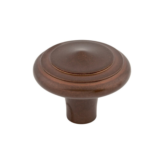 TOP KNOBS M1498 Aspen Peak 2" Diameter Round Knob - Mahogany Bronze