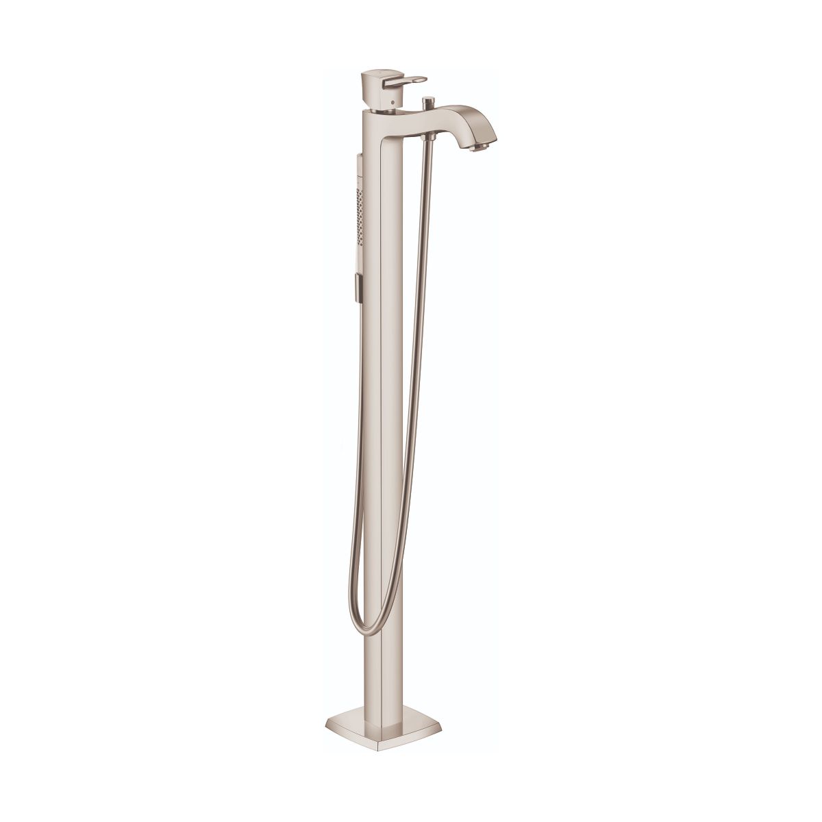 HANSGROHE 31445821 Metropol Classic Freestanding Tub Filler Trim with 1.75 GPM Handshower - Brushed Nickel