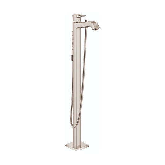 HANSGROHE 31445821 Metropol Classic Freestanding Tub Filler Trim with 1.75 GPM Handshower in Brushed Nickel