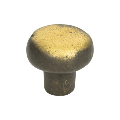 ATLAS 331-ABZ Distressed 1 3/8" Diameter Round Knob - Antique Bronze