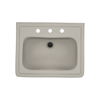 TOTO LPT532.8N#03 Promenade 24" X 19-1/4" Rectangular Pedestal Bathroom Sink For 8 Inch Center Faucets - Bone