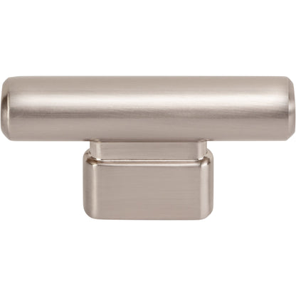 ATLAS A511-BRN Holloway 2 1/2" Length Bar Knob - Brushed Nickel