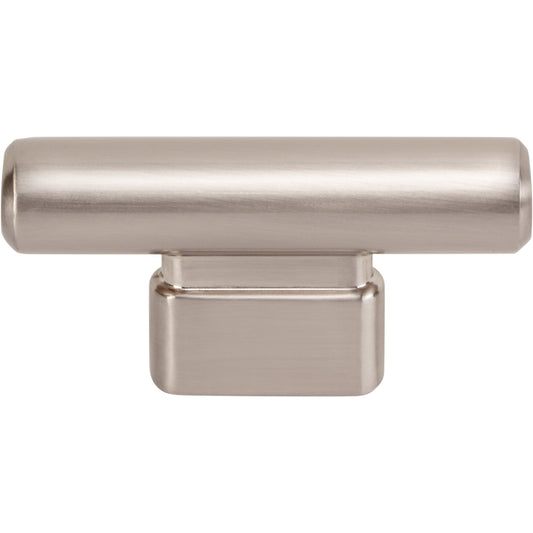 ATLAS A511-BRN Holloway 2 1/2" Length Bar Knob - Brushed Nickel