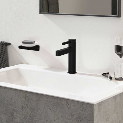 HANSGROHE 76020671 Finoris Single-Hole Faucet 110 with Pop-Up Drain, 1.2 GPM - Matte Black