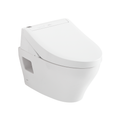 TOTO CWT4283084CMFG#MS Washlet+ Ep Wall-Hung Elongated Toilet And Washlet C5 Bidet Seat And Duofit In-Wall 0.9 And 1.28 Gpf Dual-Flush Tank System - Matte Silver