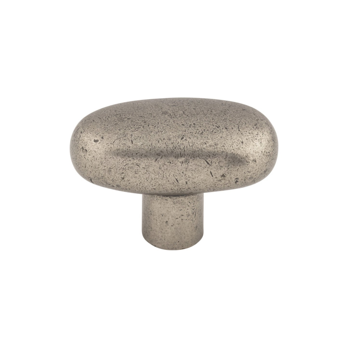 TOP KNOBS M1540 Aspen Large Potato 2" Length Oval Knob - Silicon Bronze Light