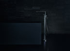 AXOR 46441001 Edge Freestanding Tub Filler Trim with 1.75 GPM Handshower - Diamond Cut - Chrome
