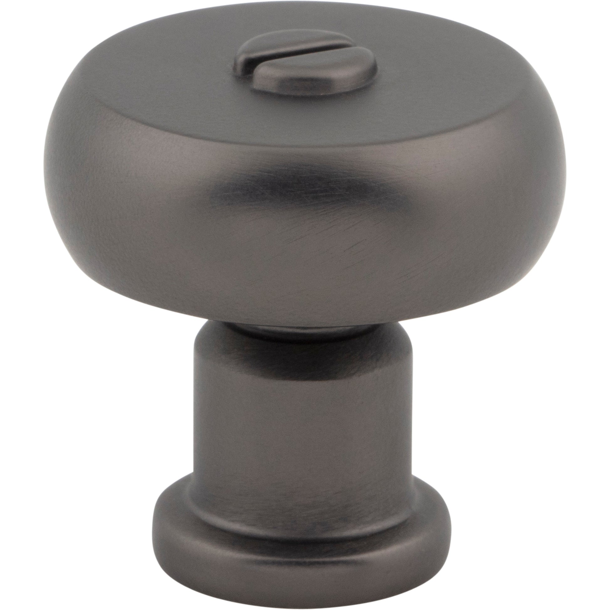 ATLAS A980-SL Everitt 1 3/16" Diameter Round Knob - Slate