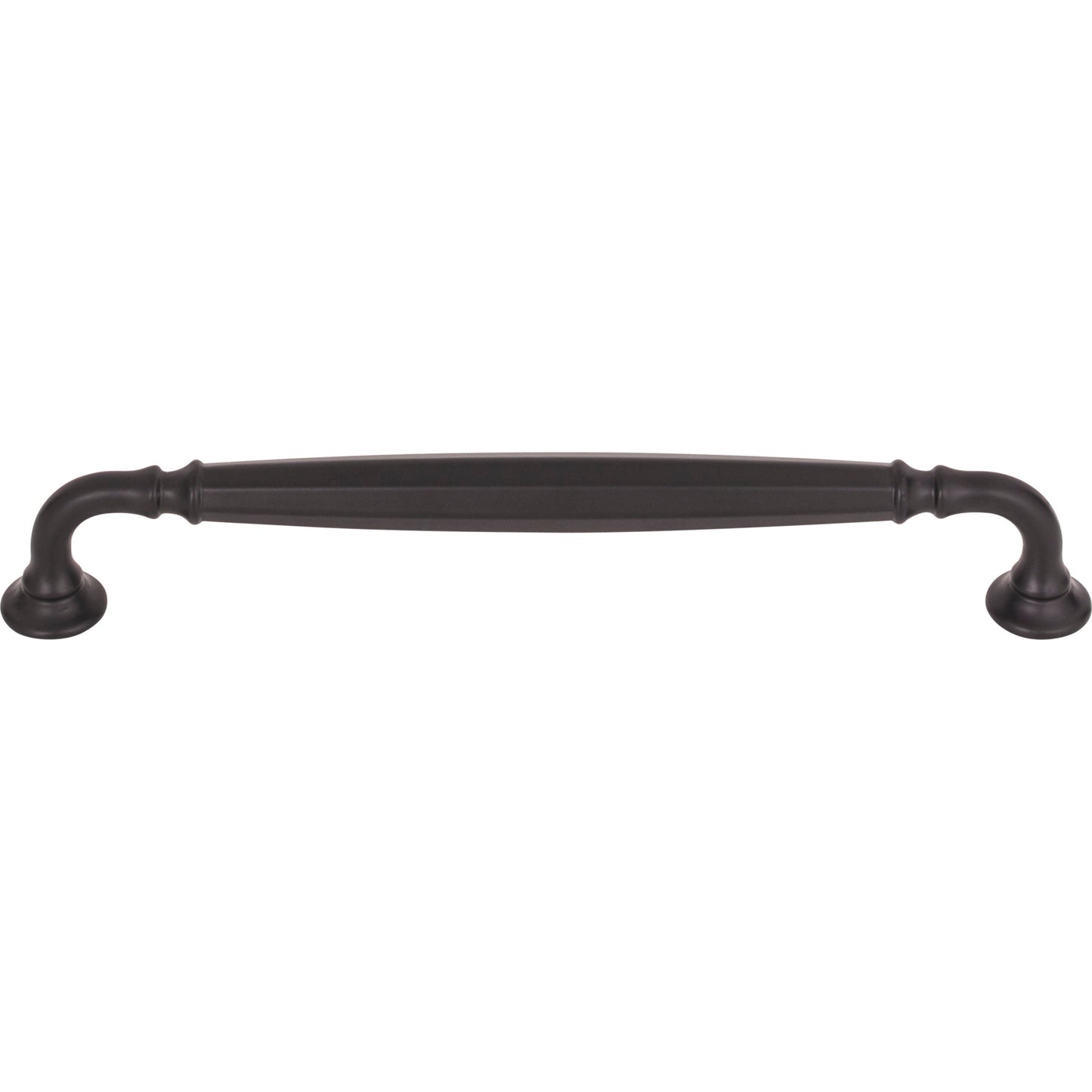 TOP KNOBS TK1054BLK Barrow 7 9/16" Center to Center Bar Pull - Flat Black