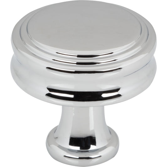 TOP KNOBS TK3190PC Coddington 1 1/4" Length Round Knob - Polished Chrome