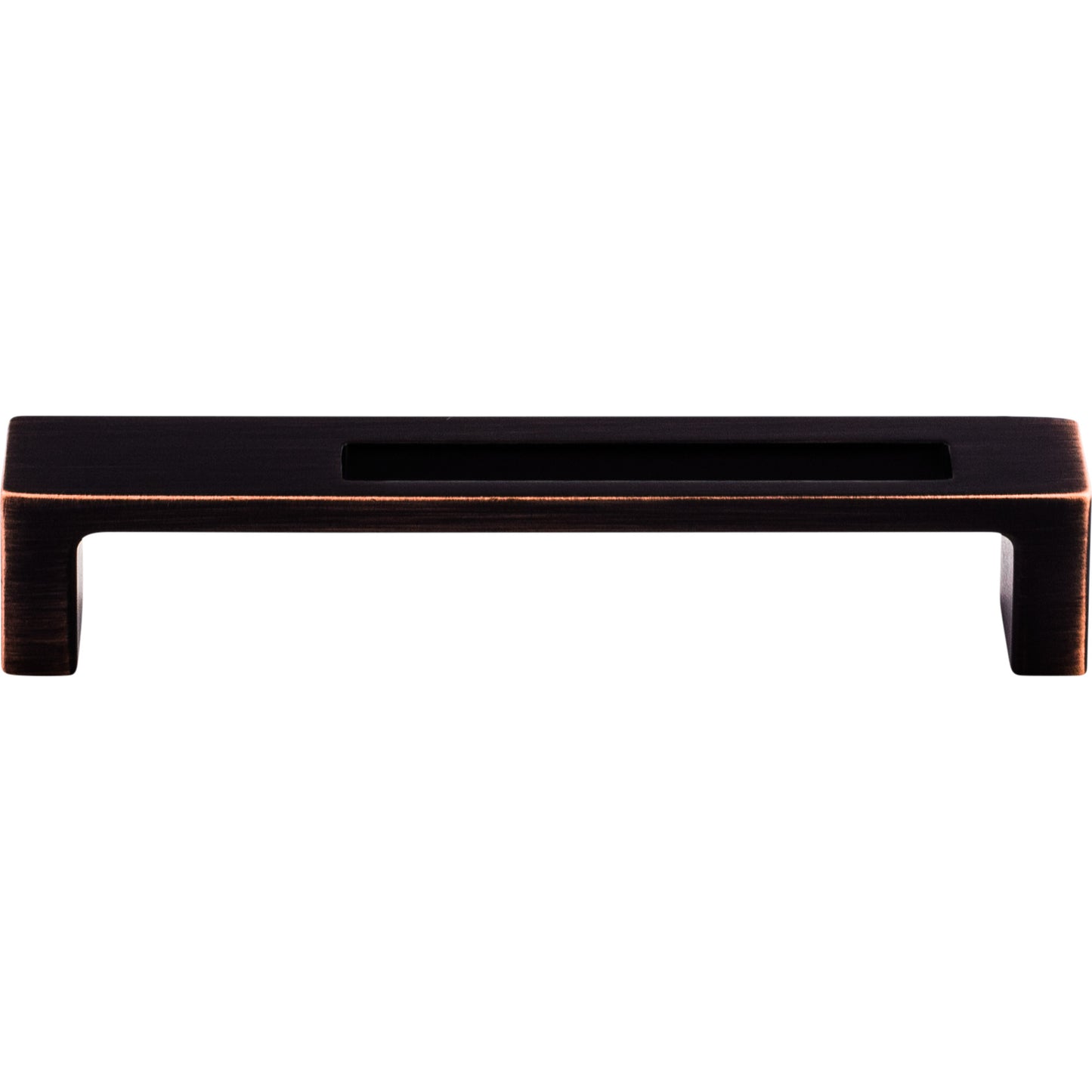 TOP KNOBS TK266TB Modern Metro Slot 5" Center to Center Bar Pull - Tuscan Bronze