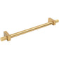 JEFFREY ALEXANDER 698-12BG Larkin Knurled Ends 12" Center-to-Center Appliance Pull - Brushed Gold