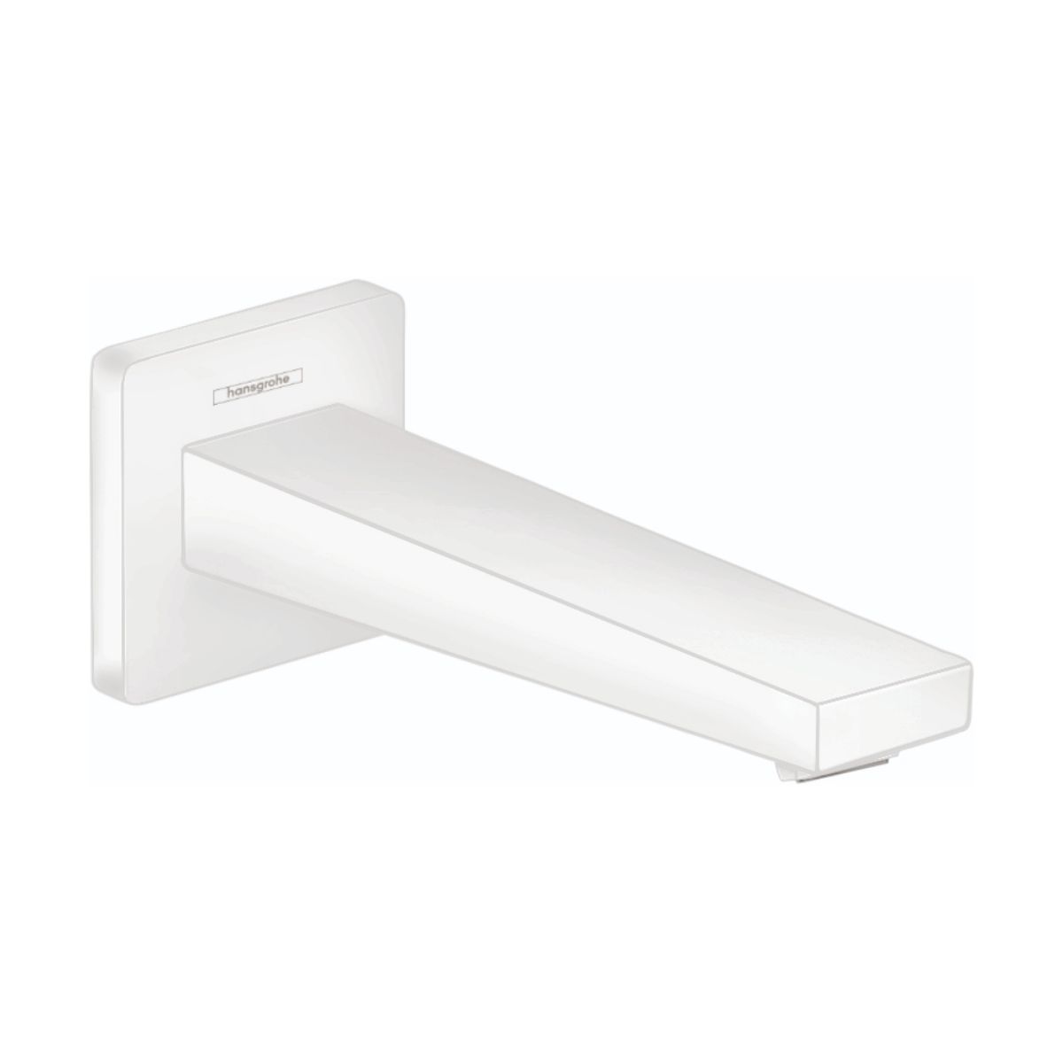 HANSGROHE 32542701 Matte White Metropol Modern Tub Spout