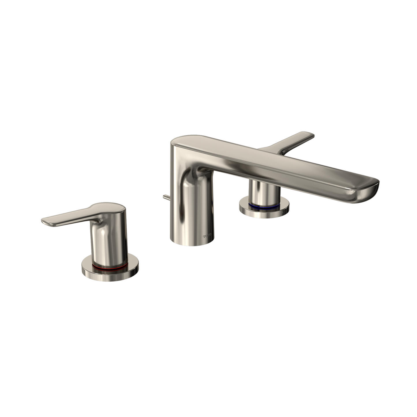 TOTO TBG03201U#PN Gs Two-Handle Deck-Mount Roman Tub Filler Trim - Polished Nickel