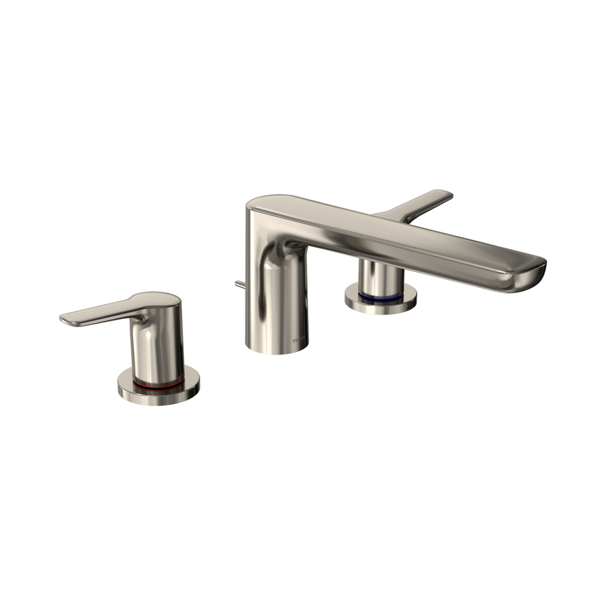 TOTO TBG03201U#PN Gs Two-Handle Deck-Mount Roman Tub Filler Trim - Polished Nickel