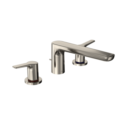 TOTO TBG03201U#PN Gs Two-Handle Deck-Mount Roman Tub Filler Trim - Polished Nickel