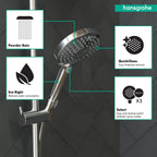 HANSGROHE 26036001 Raindance Select S Handshower 120 3-Jet PowderRain, 1.75 GPM - Chrome