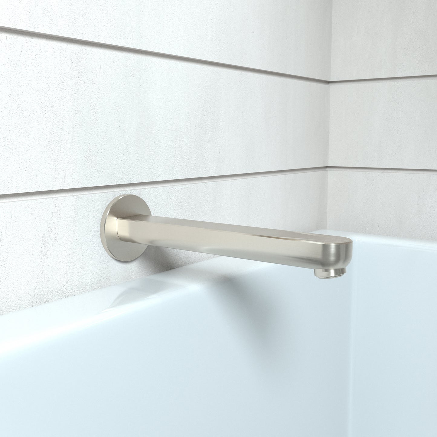 HANSGROHE 14421821 Metris S Tub Spout 9" - Brushed Nickel