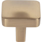 JEFFREY ALEXANDER 905SBZ Whitlock 1-1/4" Diameter Square Knob - Satin Bronze