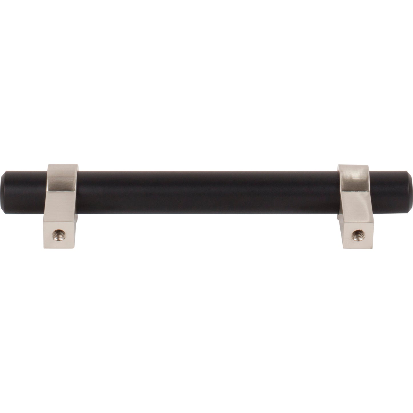 JEFFREY ALEXANDER 596MBSN Key Grande 96 mm Center-to-Center Bar Pull - Matte Black w/Satin Nickel