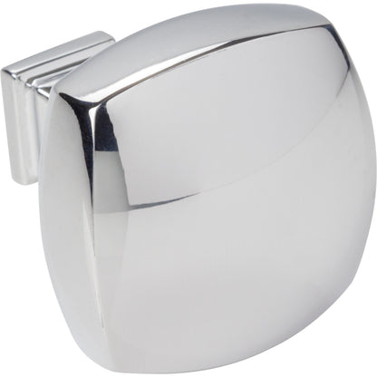 JEFFREY ALEXANDER 278L-PC Audrey 1-3/8" Diameter Square Knob - Polished Chrome