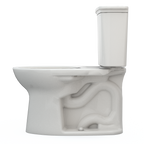 TOTO CST786CEG#11 Drake Transitional Two-Piece Elongated 1.28 Gpf Tornado Flush Toilet With Cefiontect - Colonial White