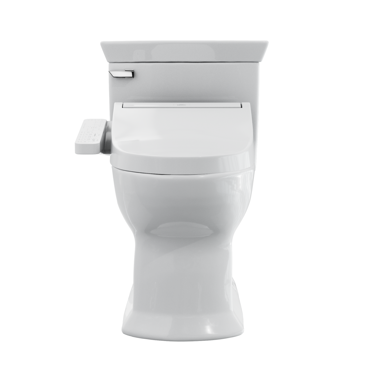 TOTO MW9643074CEFG#01 Washlet+ Soiree Elongated 1.28 Gpf Universal Height Toilet With C2 Bidet Seat - Cotton White